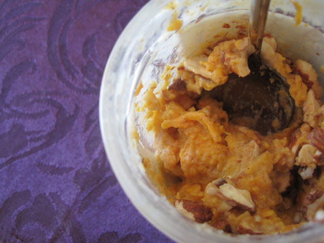 5.7.10.16 Sweet Potato in a jar of Maranatha Macadamia butter