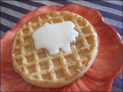 waffle with macadamia butter waffle with macadamia butter