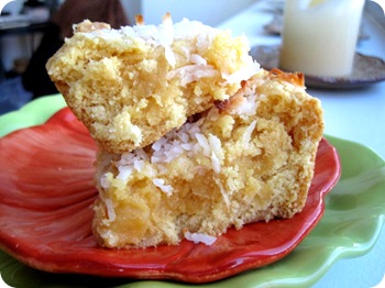 Coconut Cream Cake Batter Blondies Coconut Cream Cake Batter Blondies