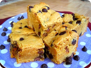 Peanut Butter Chocolate Chip Cake Batter Blondies Peanut Butter Chocolate Chip Cake Batter Blondies