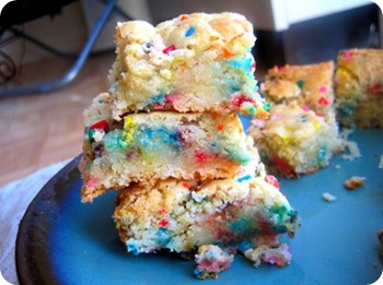 Original Cake Batter Blondies Original Cake Batter Blondies