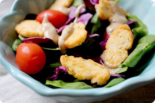 Salad with TWISTOS Snack Bites