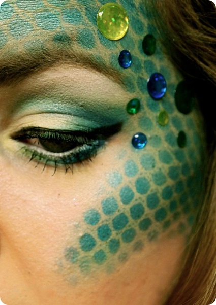 Halloween makeup mermaid Halloween makeup mermaid