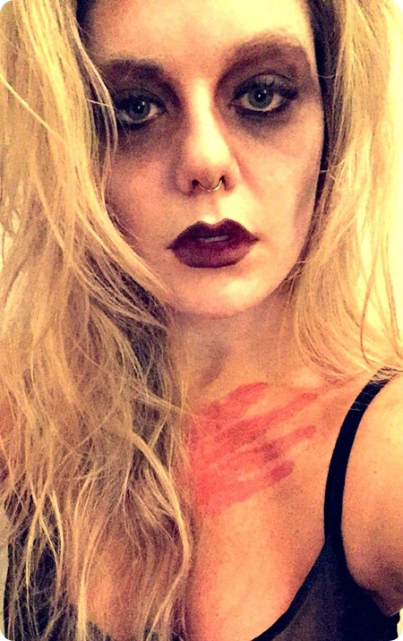 Zombie Rockstar Halloween Costume || girlmeetslife.com || gracie gordon