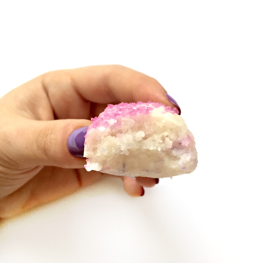 White Chocolate Covered Cake Batter Truffle (Easter Eggs!)
