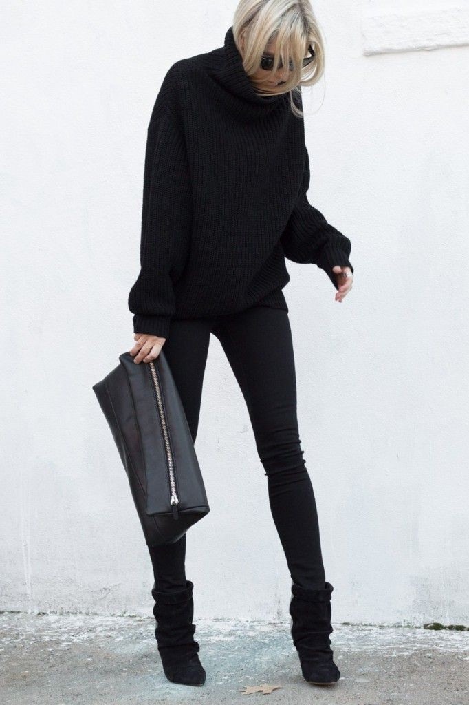 all black